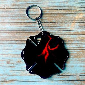 Firefighter Badge Keychain